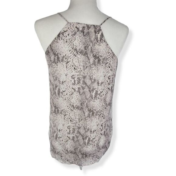 Loft Snake Print V Neckline Top XS - Picture 3 of 3